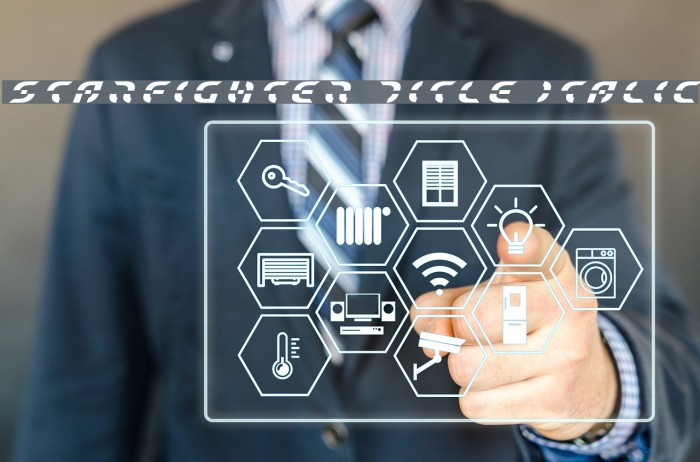 Starfighter Title Italic Example 2