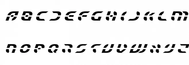 Starfighter Title Italic फ़ॉन्ट लोअरकेस