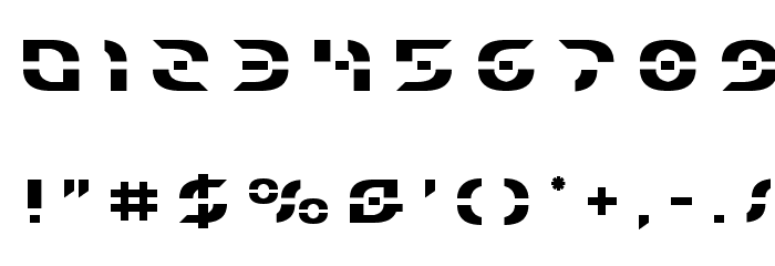 Starfighter Title Font OTHER CHARS