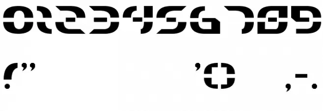 Starfighter Font OTHER CHARS