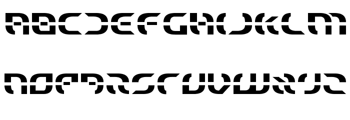 Starfighter Font LOWERCASE