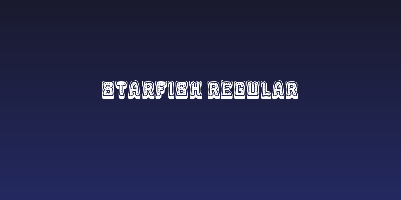 Starfish Regular Social Header