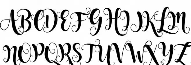Starfish Font Litere mari