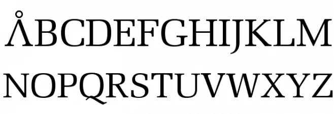Stargate Caratteri MAIUSCOLE