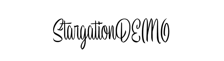 StargationDEMO  フリーフォントのダウンロード