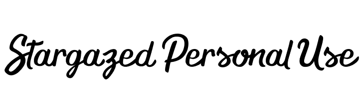 Stargazed Personal Use  Fuentes Gratis Descargar