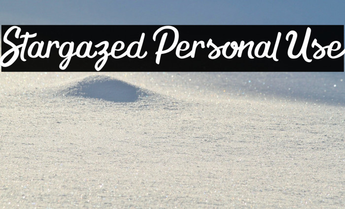 Stargazed Personal Use Example 2