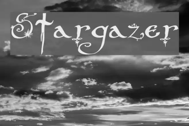 Stargazer Font examples