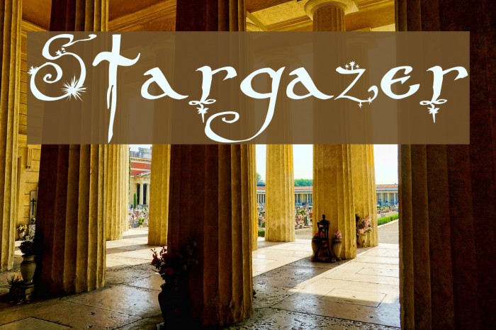 Stargazer Font examples