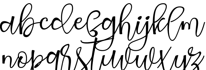 Stargild Font LOWERCASE