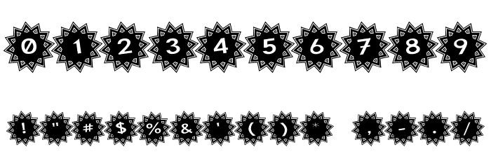 Stargit Ver2 Font OTHER CHARS