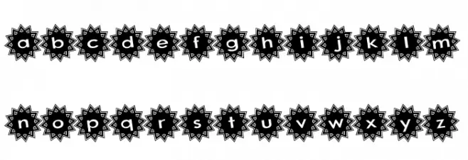 Stargit Ver2 フォント 小文字