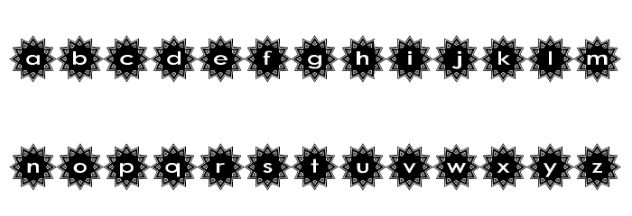Stargit Font LOWERCASE