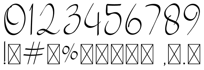 Starglass Font OTHER CHARS