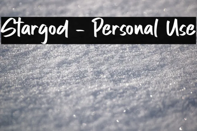 Stargod - Personal Use Example 1