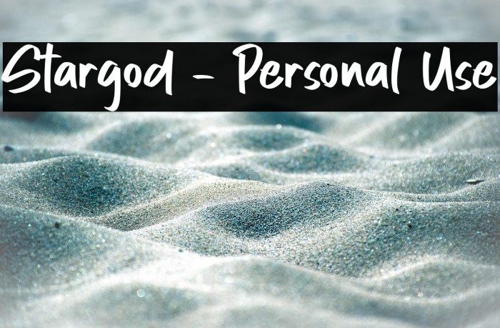 Stargod - Personal Use Example 2