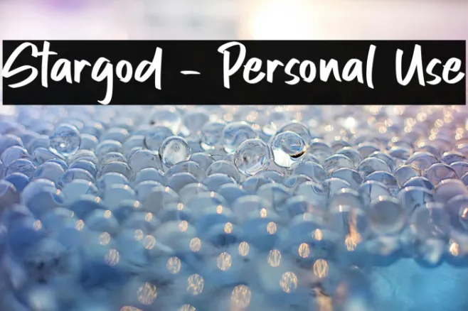 Stargod - Personal Use Example 3