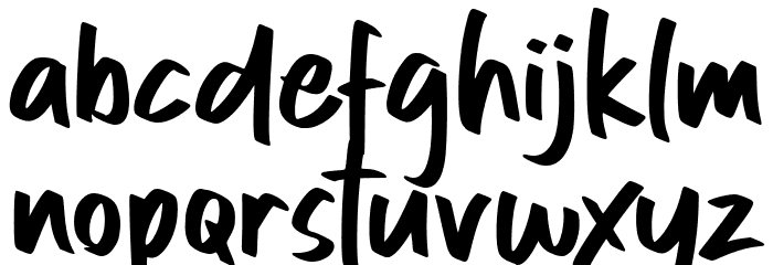 Stargod - Personal Use Font LOWERCASE