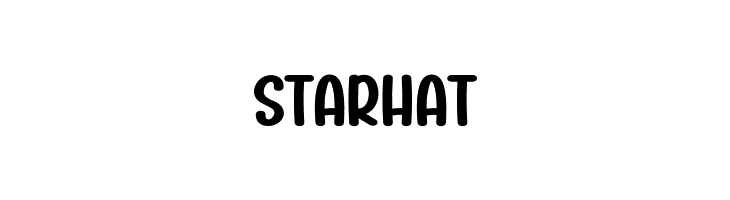 Starhat  Frei Schriftart Herunterladen
