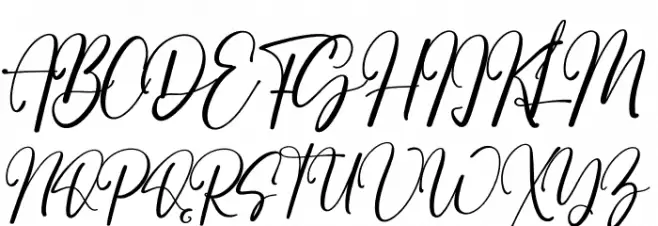 Staring फ़ॉन्ट अपरकेस