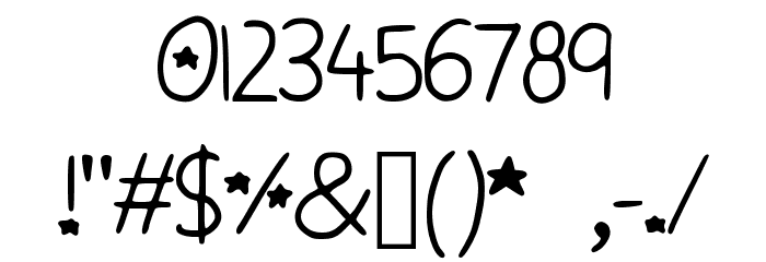 Starjump Font OTHER CHARS