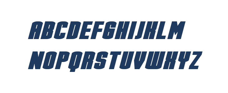 Stark Bold Italic Lowercase