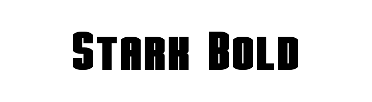 Stark Bold  Скачать бесплатные шрифты