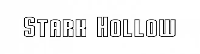 Stark Hollow  Descarca Fonturi Gratis