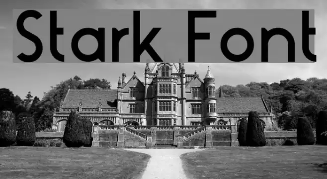 Stark Font examples