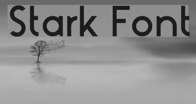 Stark Font examples