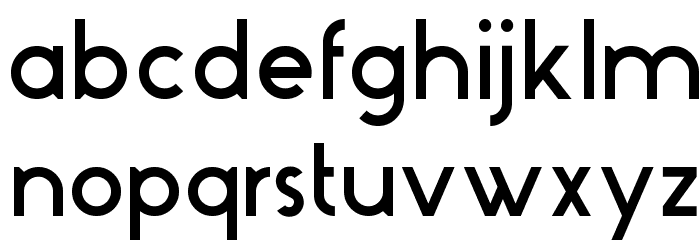 Stark Font LOWERCASE