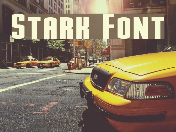 Stark Font examples