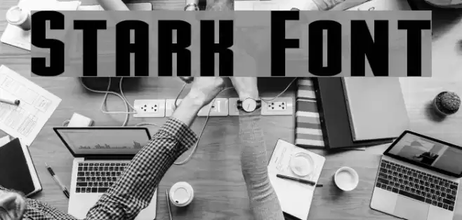 Stark Font examples