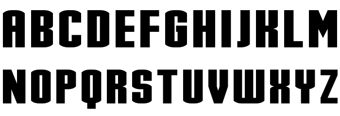 Stark Font LOWERCASE
