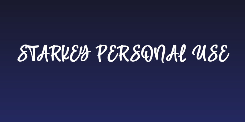 Starkey PERSONAL USE Social Header