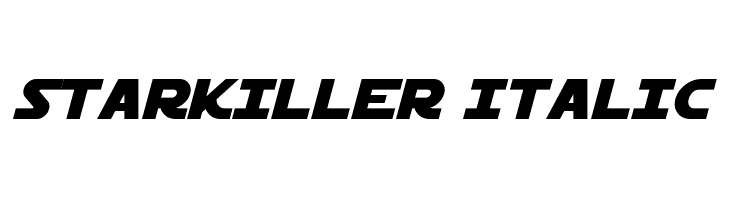Starkiller Italic Font