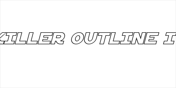 Starkiller Outline Italic Logo