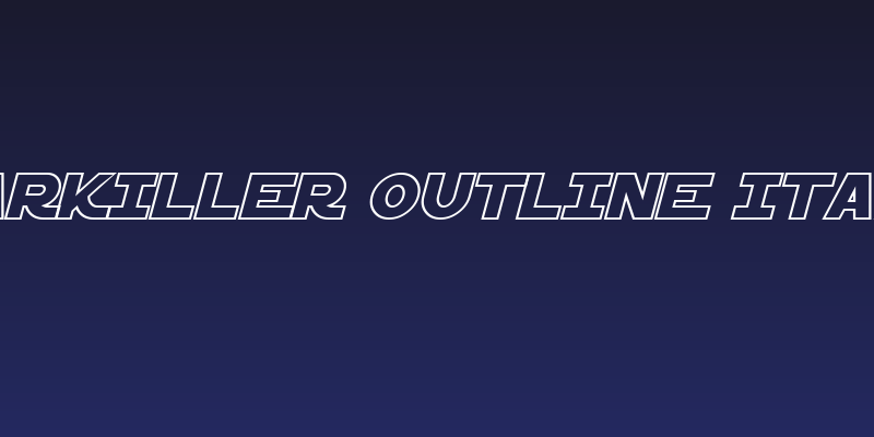 Starkiller Outline Italic Social Header