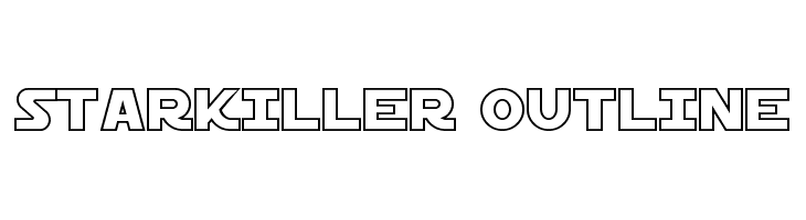 Starkiller Outline  フリーフォントのダウンロード