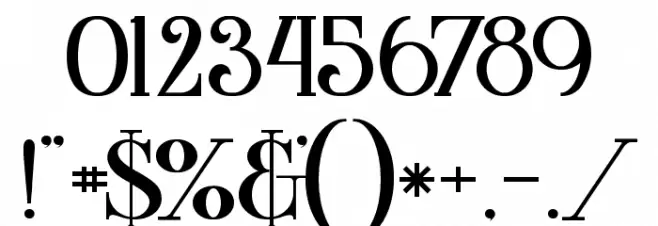 Starla Bold Font OTHER CHARS