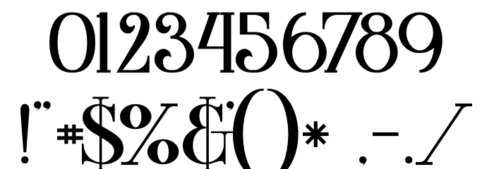 Starla Bold Font OTHER CHARS