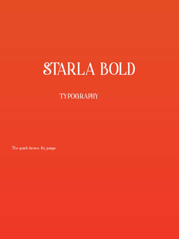 Starla Bold Poster