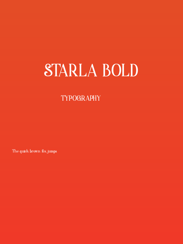 Starla Bold Poster