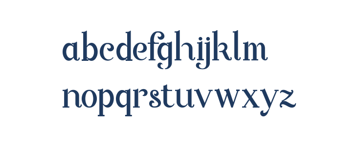 Starla Bold Lowercase