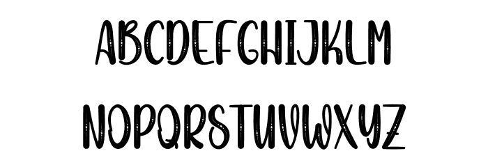 Starlamp Font Litere mari