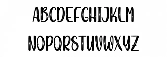 Starlamp Font UPPERCASE
