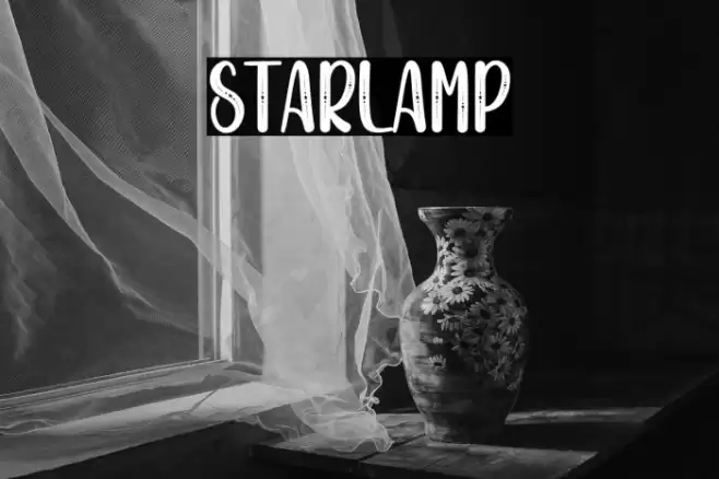 Starlamp फ़ॉन्ट examples
