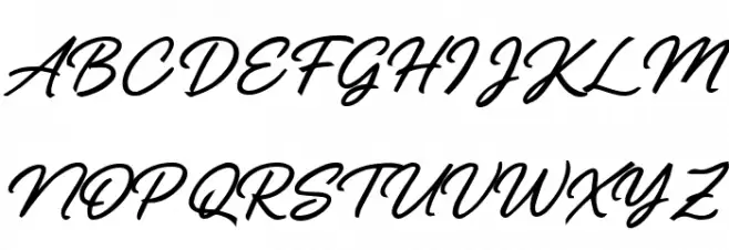 Starlight Romance Caratteri MAIUSCOLE