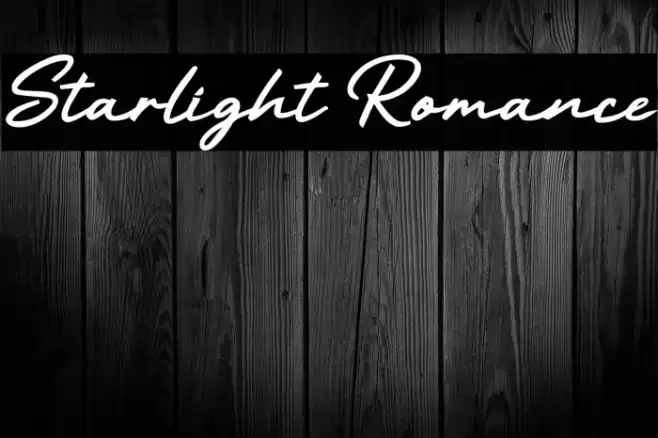 Starlight Romance Caratteri examples