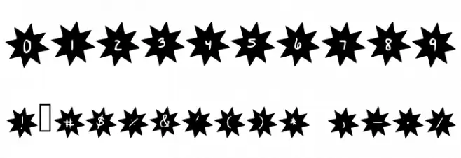 Starlight Font OTHER CHARS
